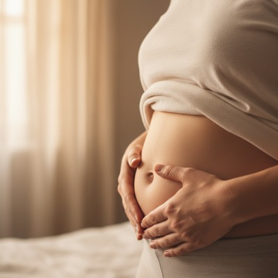 addome femminile foto donna pancia gonfia